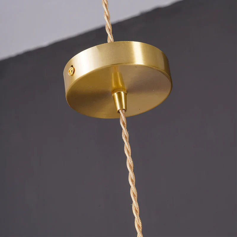 Raxiva-luminaire pendentif hibiscus verre souffle elegance
