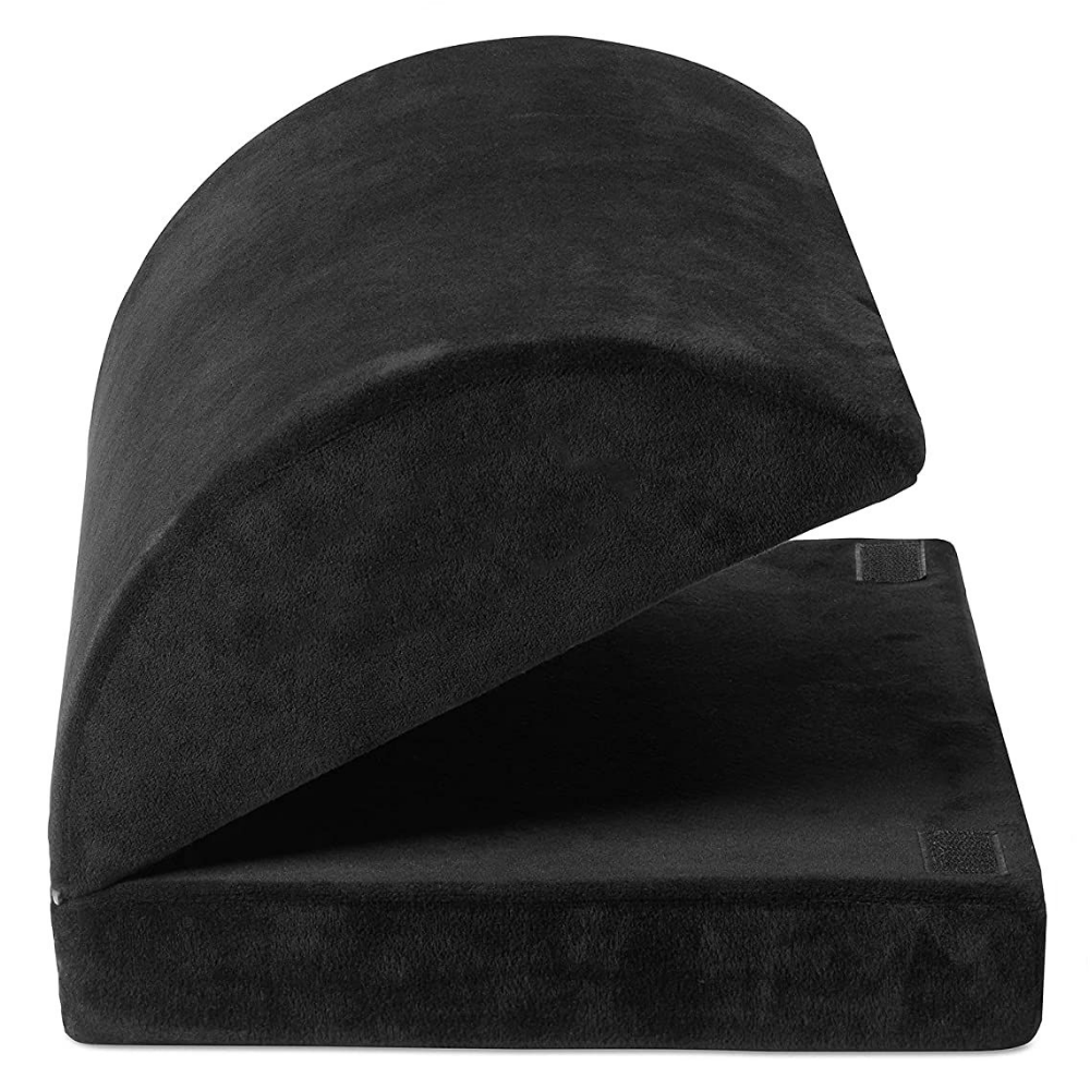 Raxiva-curved ergonomic under desk foot rest home office