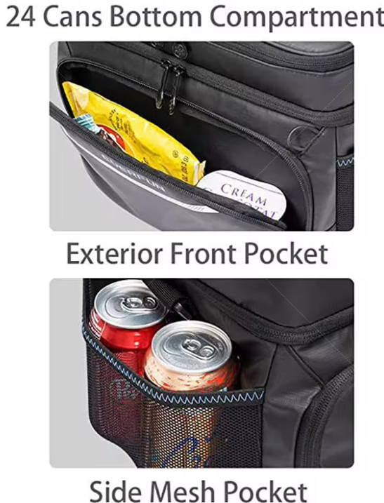 Raxiva-cooler bag insulated beach lunch bag