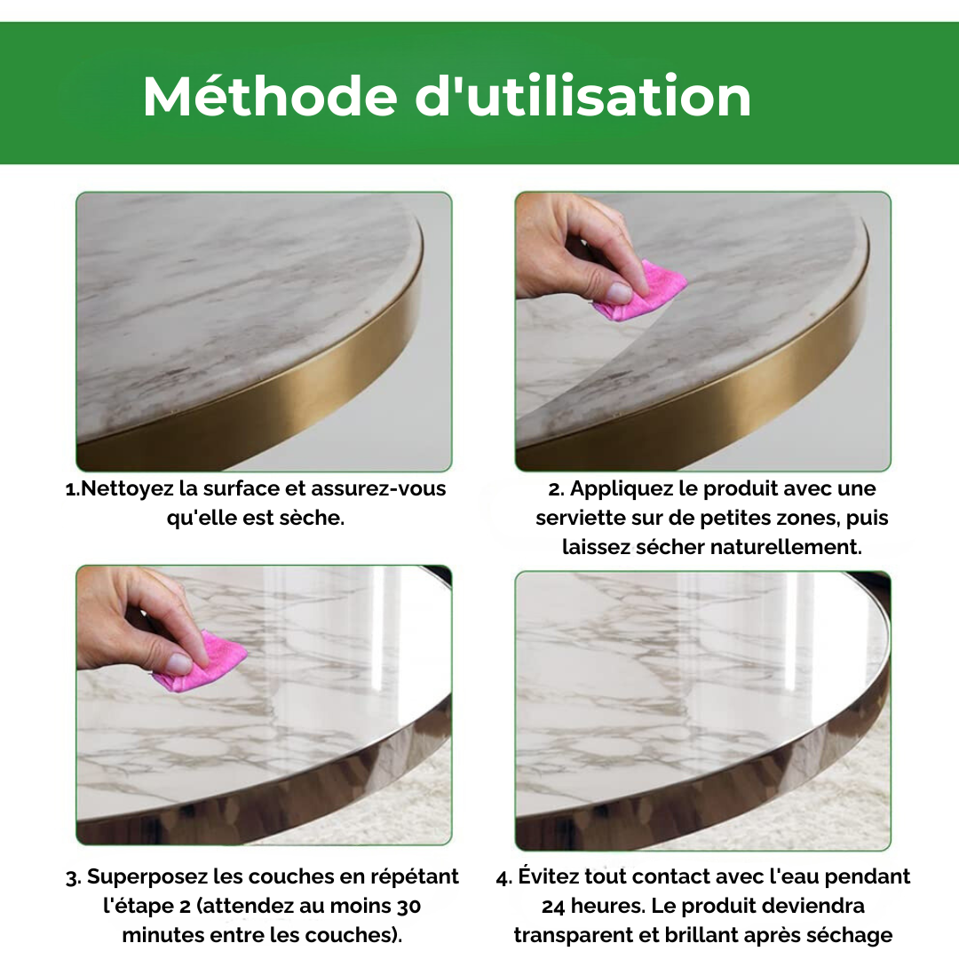 Raxiva-nettoyant marbre protection brillance nanocristalline