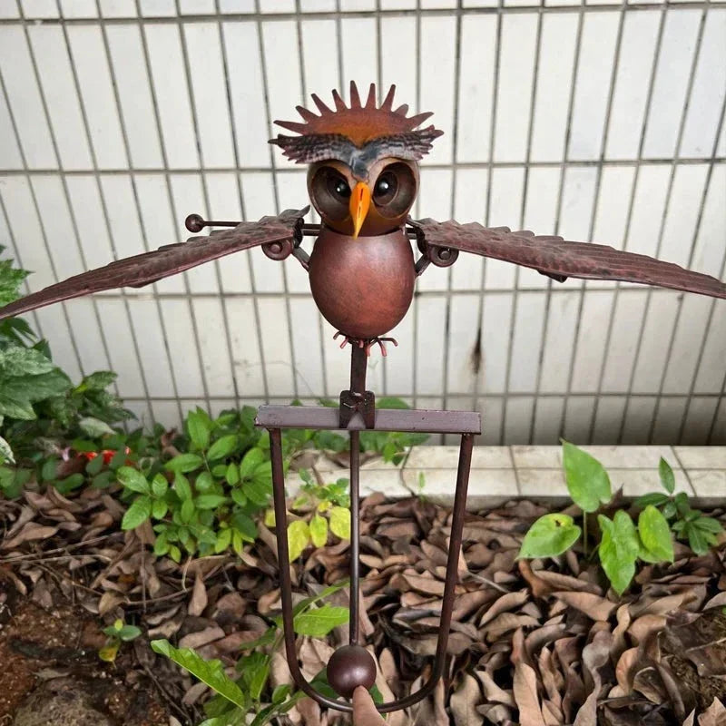 Raxiva-garden art bird decor patio