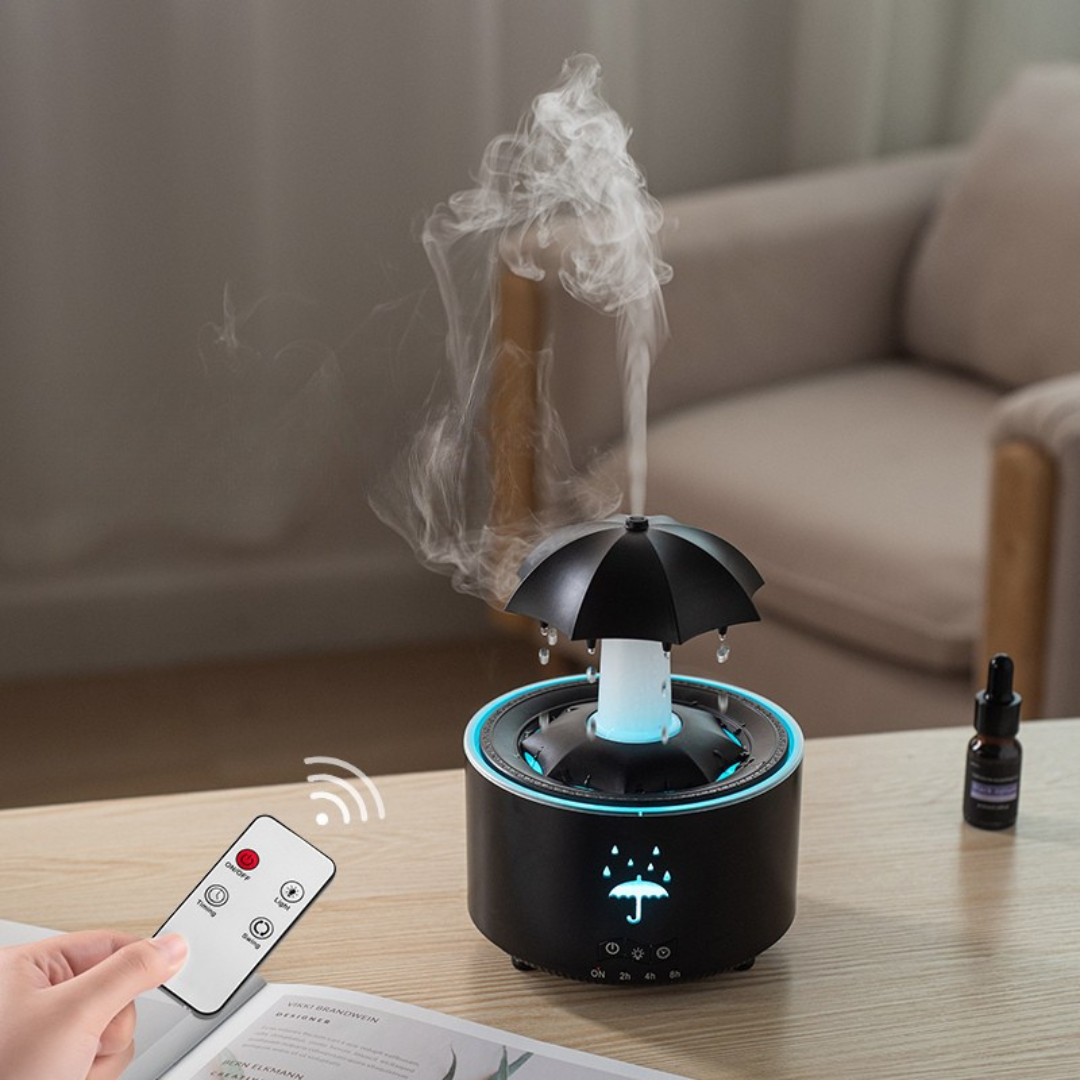 Raxiva-nuage d harmonie diffuseur d aromes et humidificateur avec eclairage led
