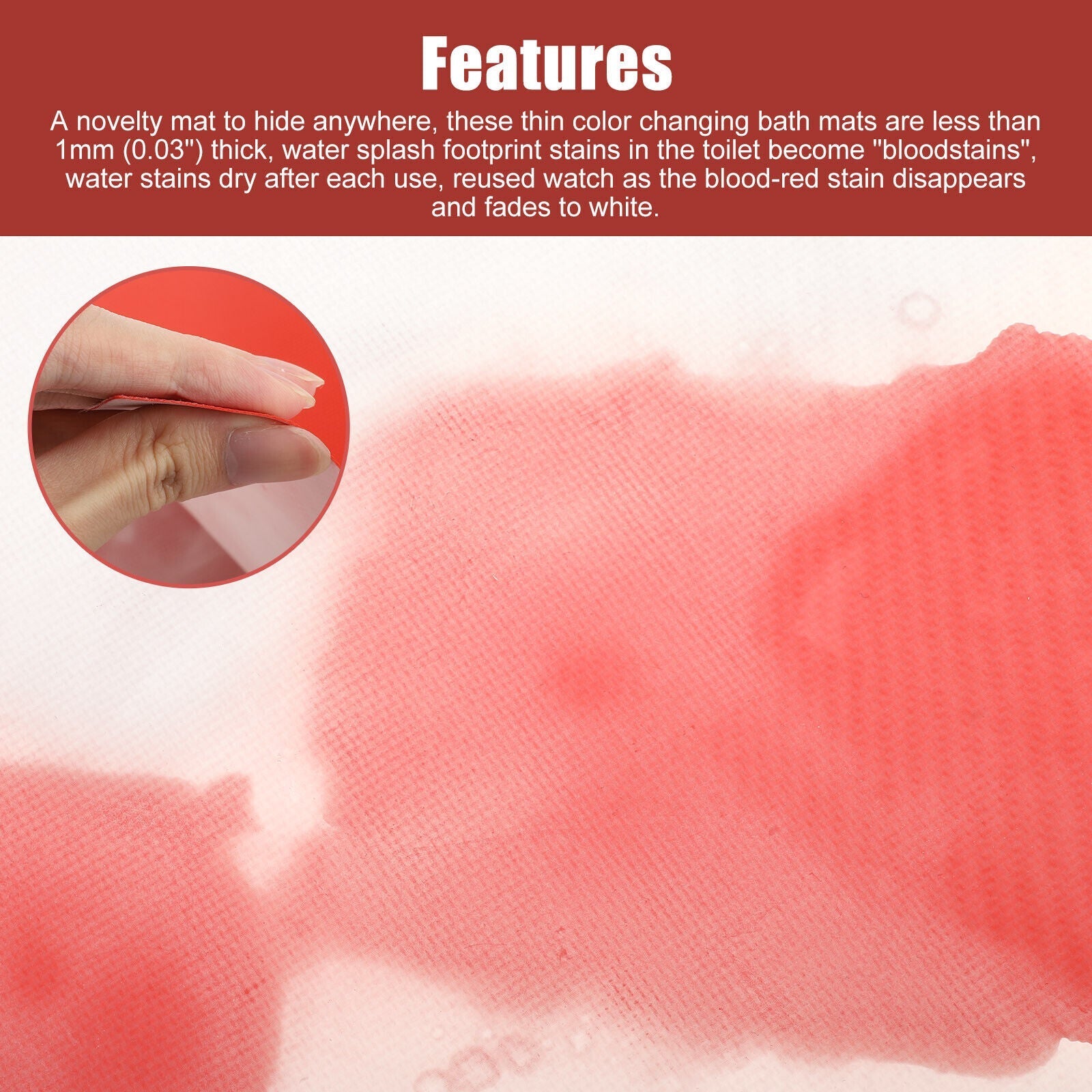 Raxiva-color changing bath mat