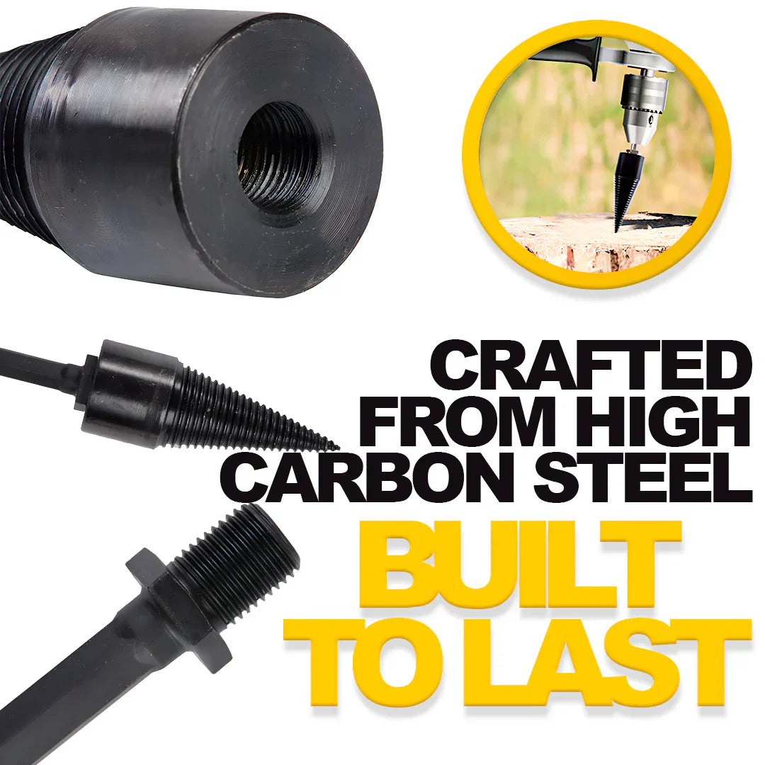 Raxiva-wood log splitter drill bit