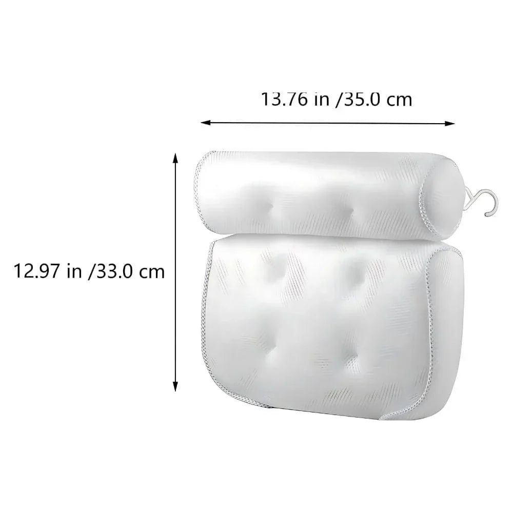Raxiva-relaxing bath cushion headrest back pillow bathtub