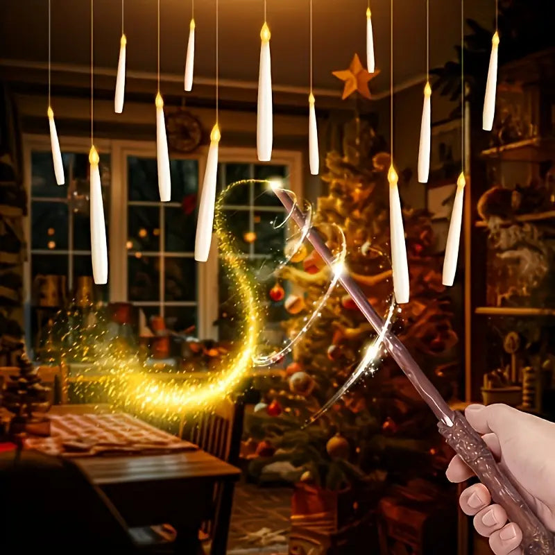 Raxiva-lueur enchantee bougies flottantes magiques