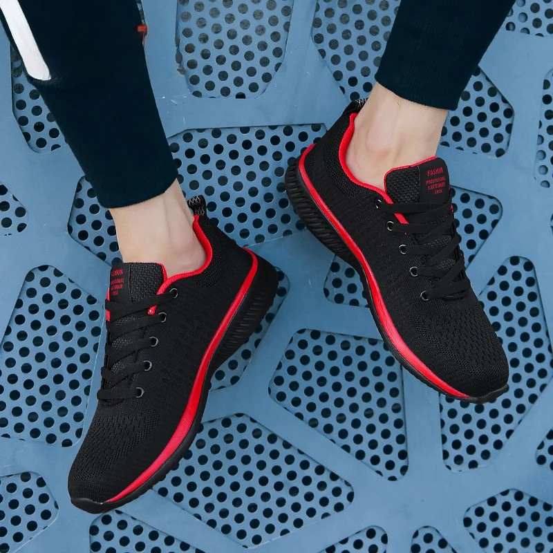 Raxiva-mens breathable running shoes