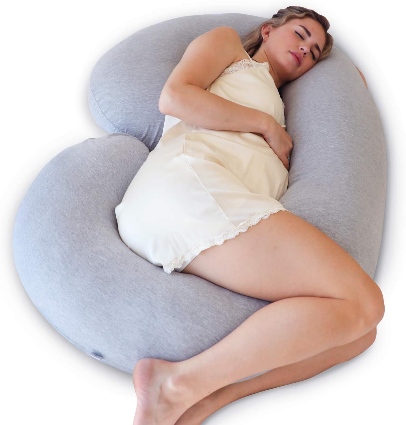 Raxiva-c shaped full body maternity pillow