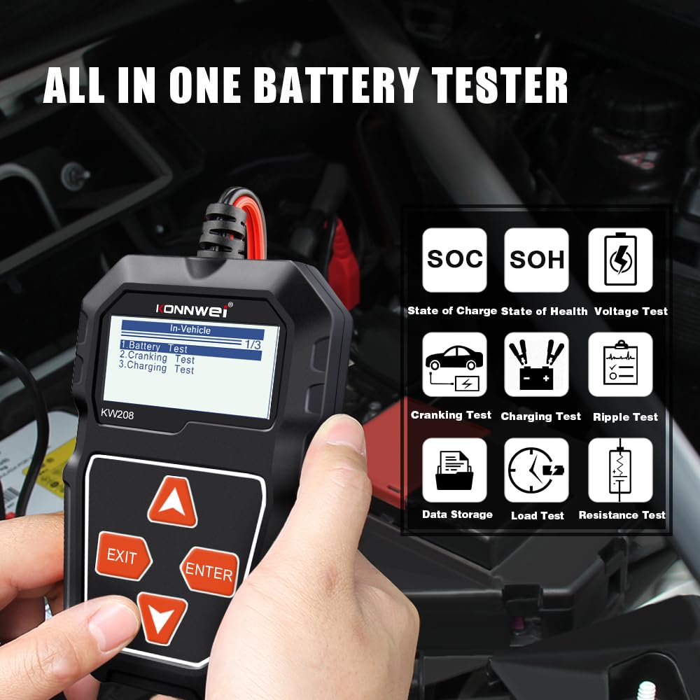 Raxiva-car alternator battery tester