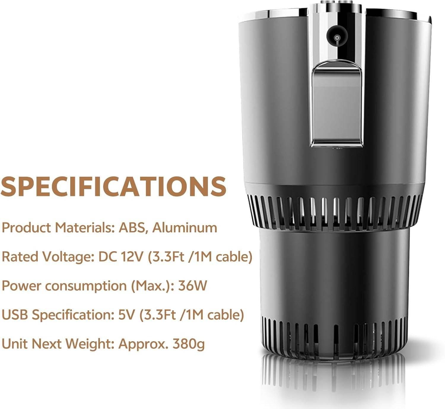 Raxiva-smart cup holder for hot and cold drinks in vehicle