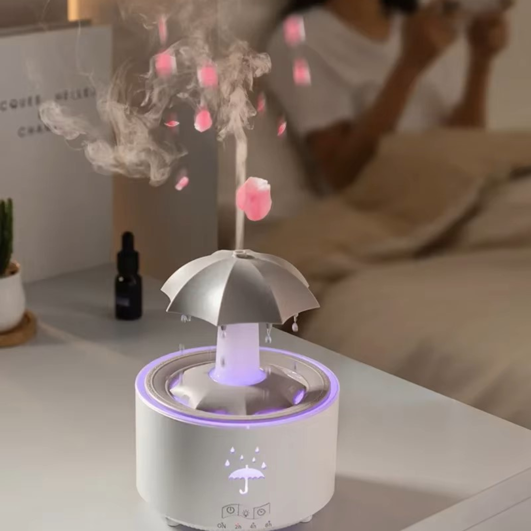 Raxiva-nuage d harmonie diffuseur d aromes et humidificateur avec eclairage led