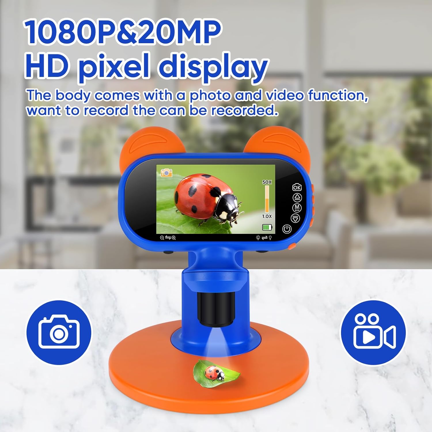 Raxiva-handheld portable digital microscope