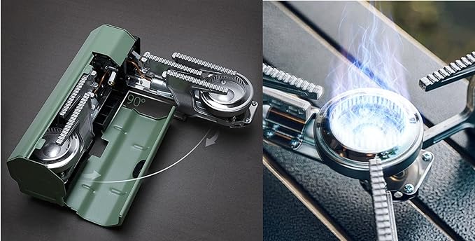 Raxiva-bruleur de voyage pliable essentiel pour cuisiner en plein air