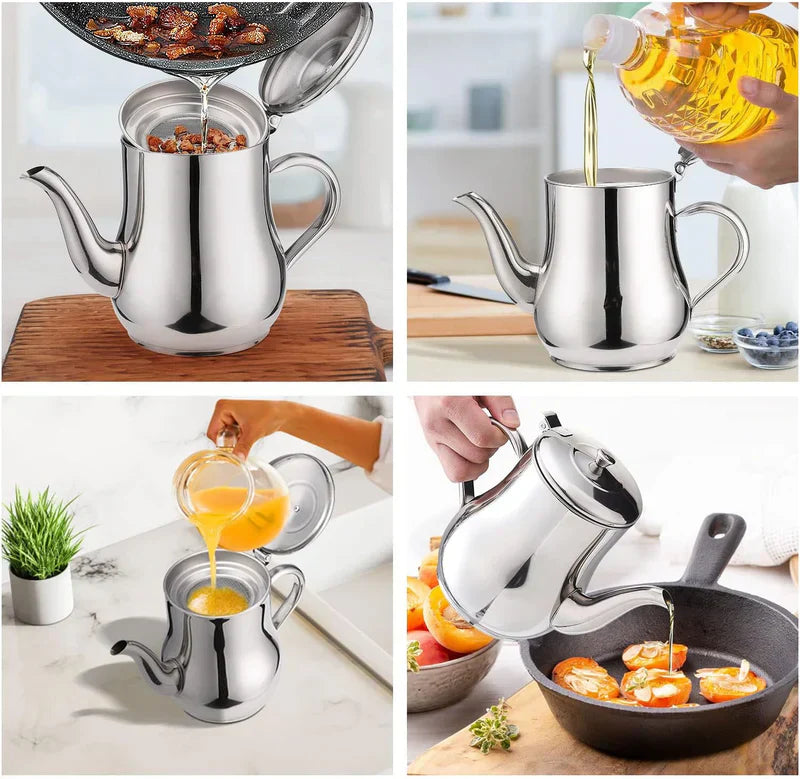 Raxiva-pot de conservation d huile filtree