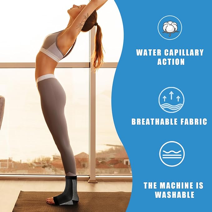 Raxiva-4 pairs premium therapy socks for men and women