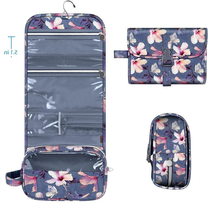 Raxiva-hanging makeup organizer bag