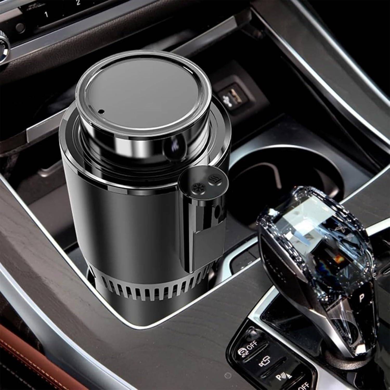 Raxiva-smart cup holder for hot and cold drinks in vehicle