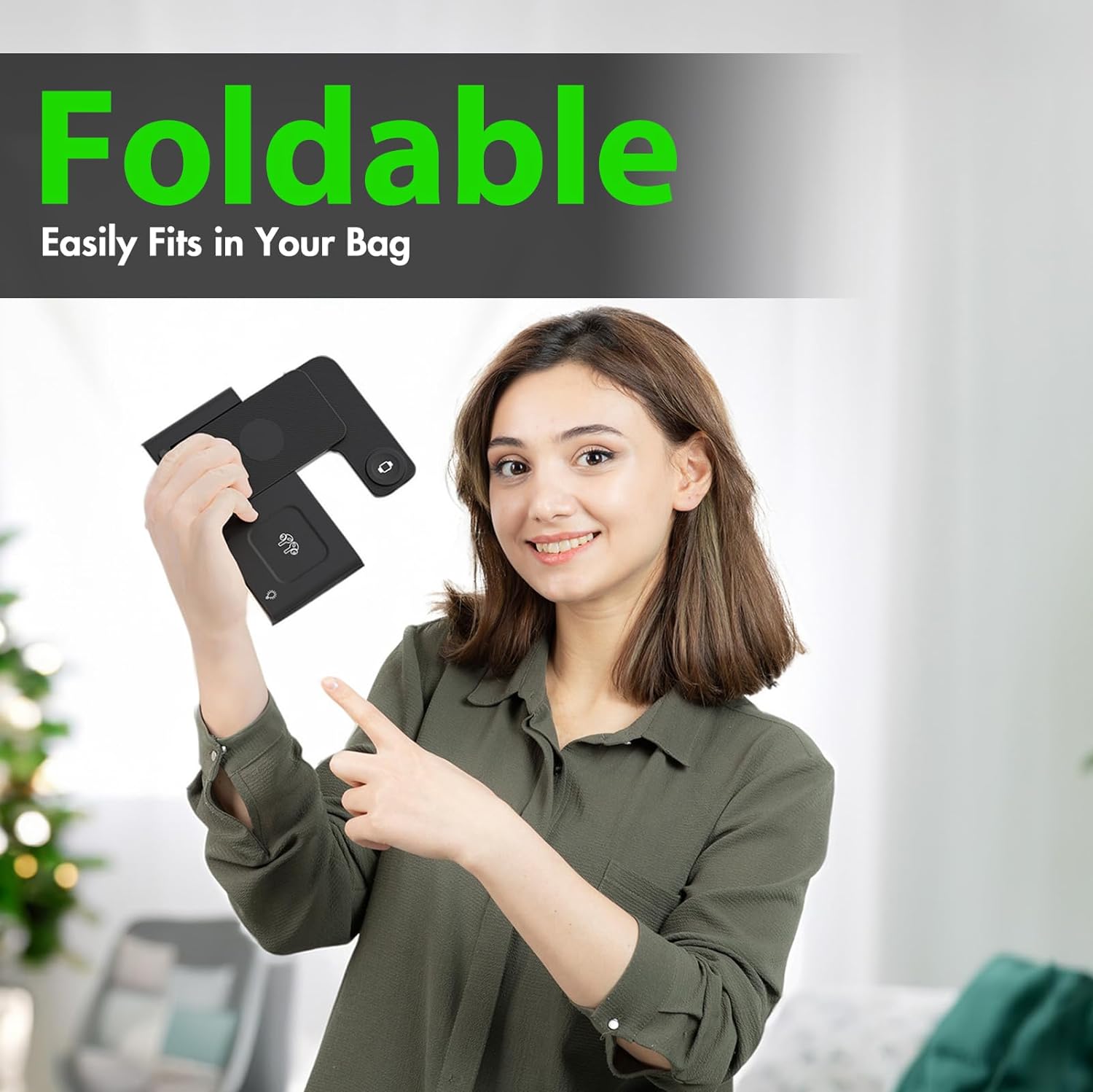 Raxiva-3 in 1 wireless fast charger stand for iphone watch airpods