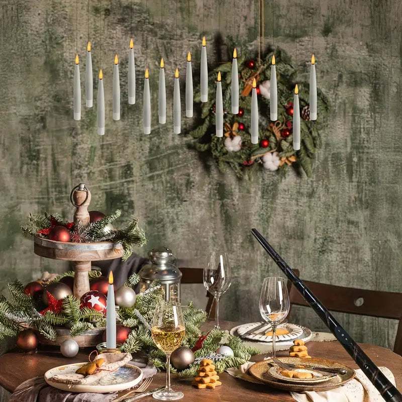 Raxiva-lueur enchantee bougies flottantes magiques