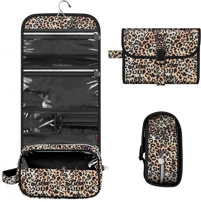 Raxiva-hanging makeup organizer bag