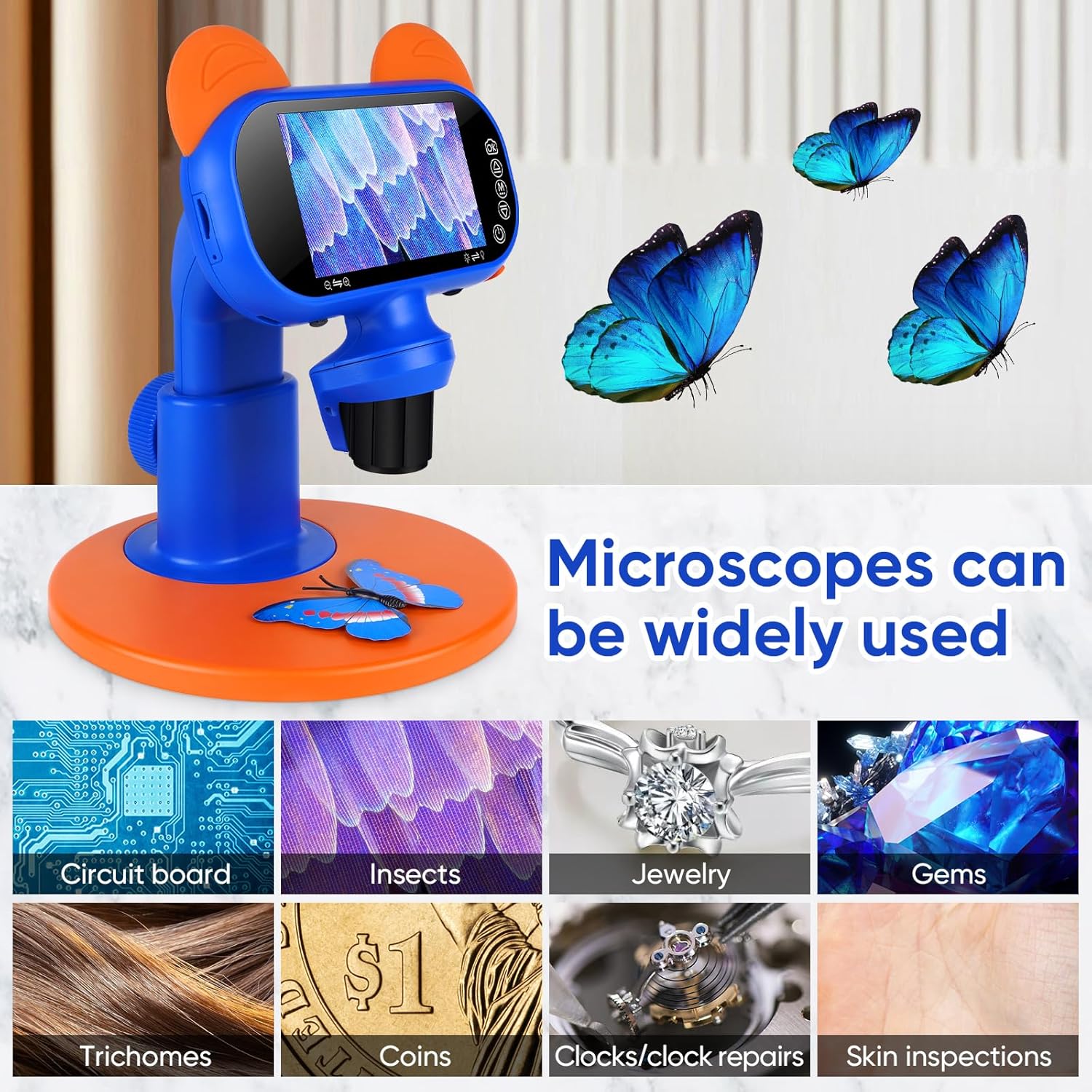 Raxiva-handheld portable digital microscope