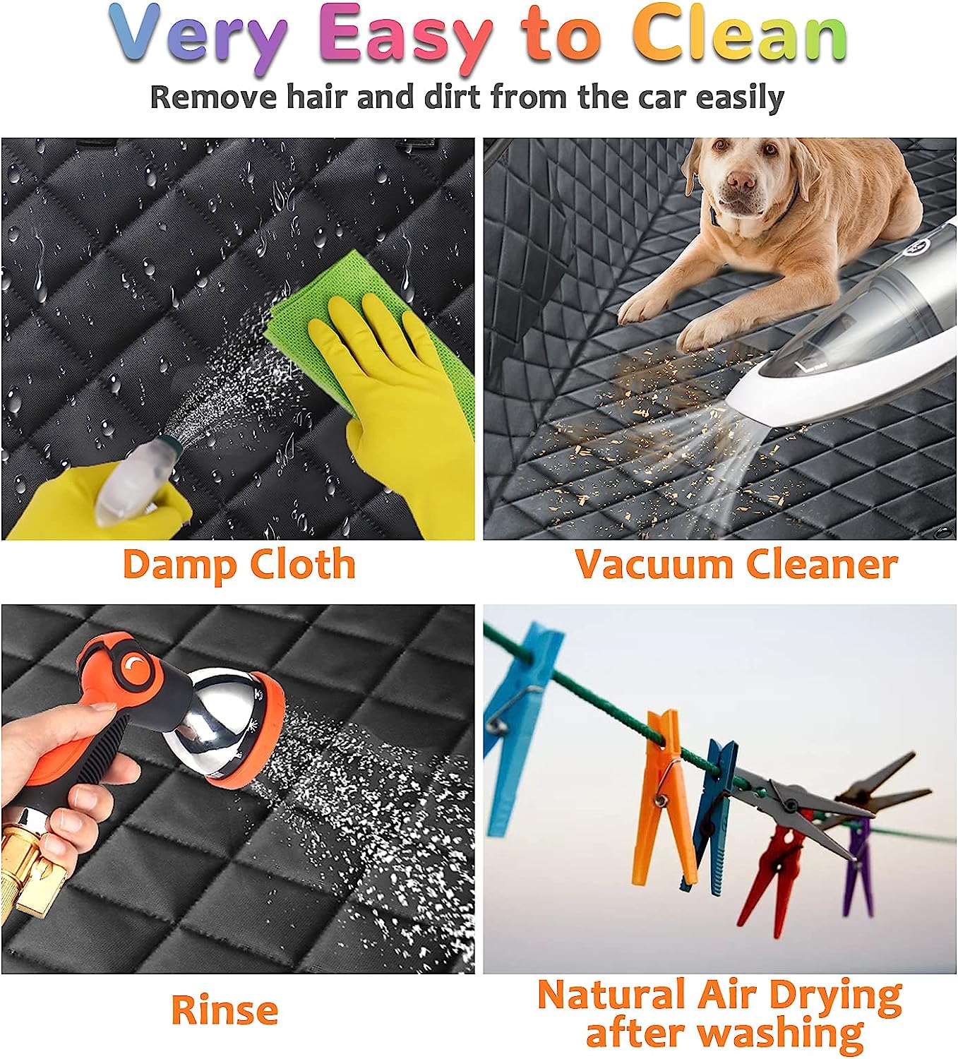 Raxiva-dog car seat protector