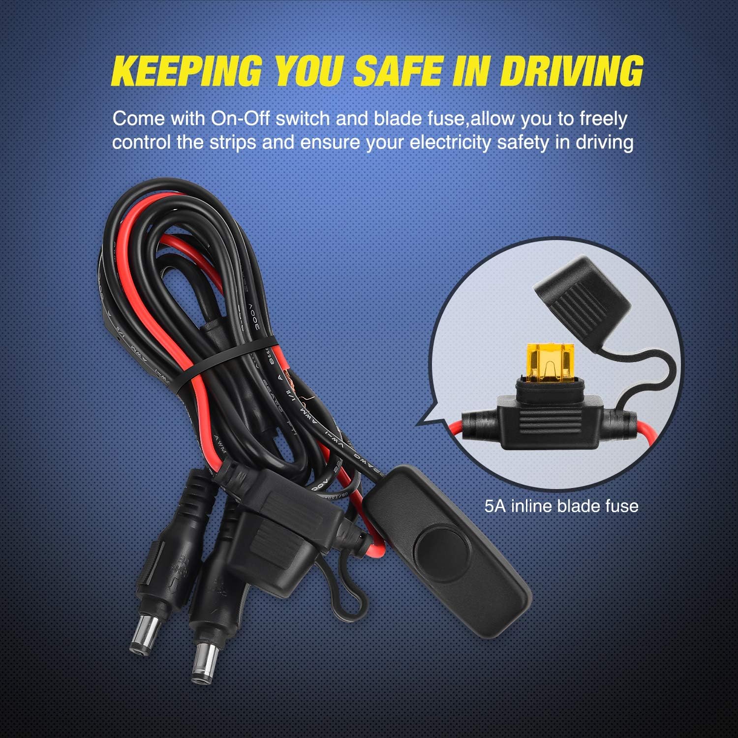 Raxiva-cargo pickup truck bed lights 60 inch light strip