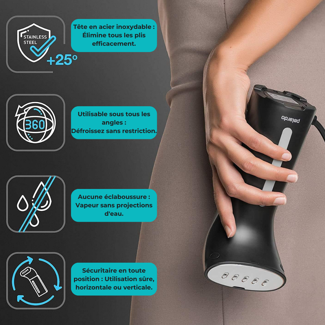 Raxiva-defroisseur vapeur anti plis 360