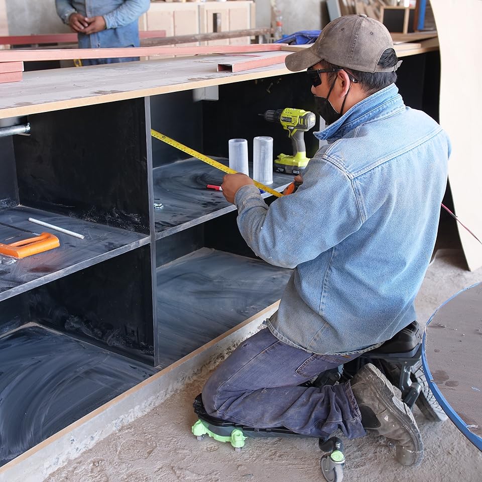 Raxiva-rouleau confort genouilleres roulantes pour le travail