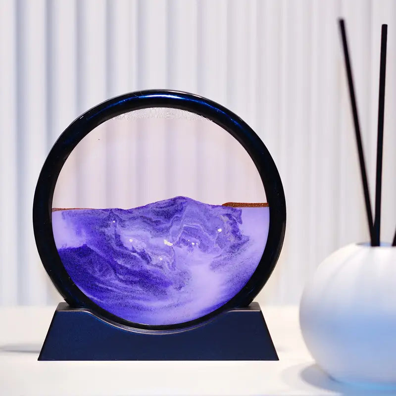 Raxiva-mirage temporel sablier 3d paysage en mouvement