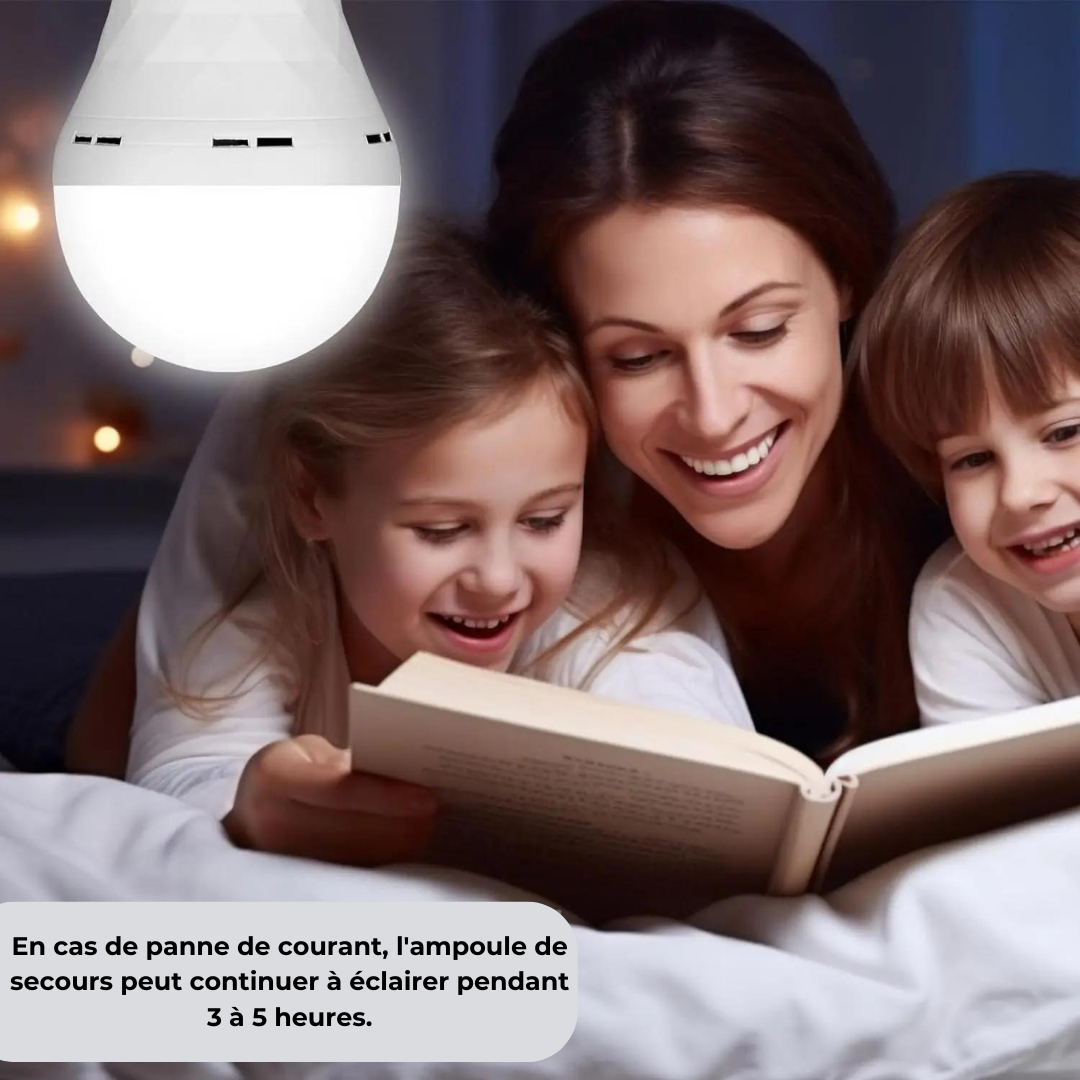 Raxiva-ampoule led rechargeable telecommande pratique economie energie