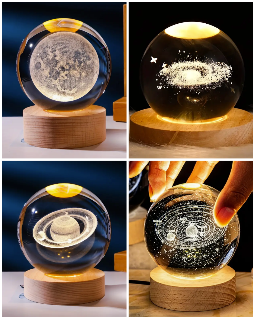 Raxiva-veilleuse celeste crystalcosmos