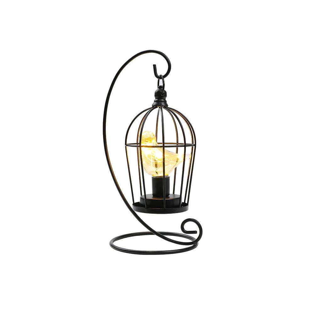 Raxiva-vintage birdcage table lamp timeless elegance for your space