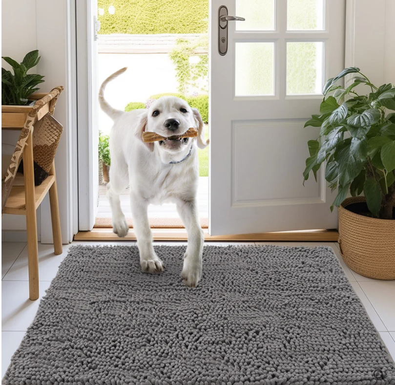 Raxiva-tapis microfibre ultra absorbant antiderapant lavable pour chien pawdry