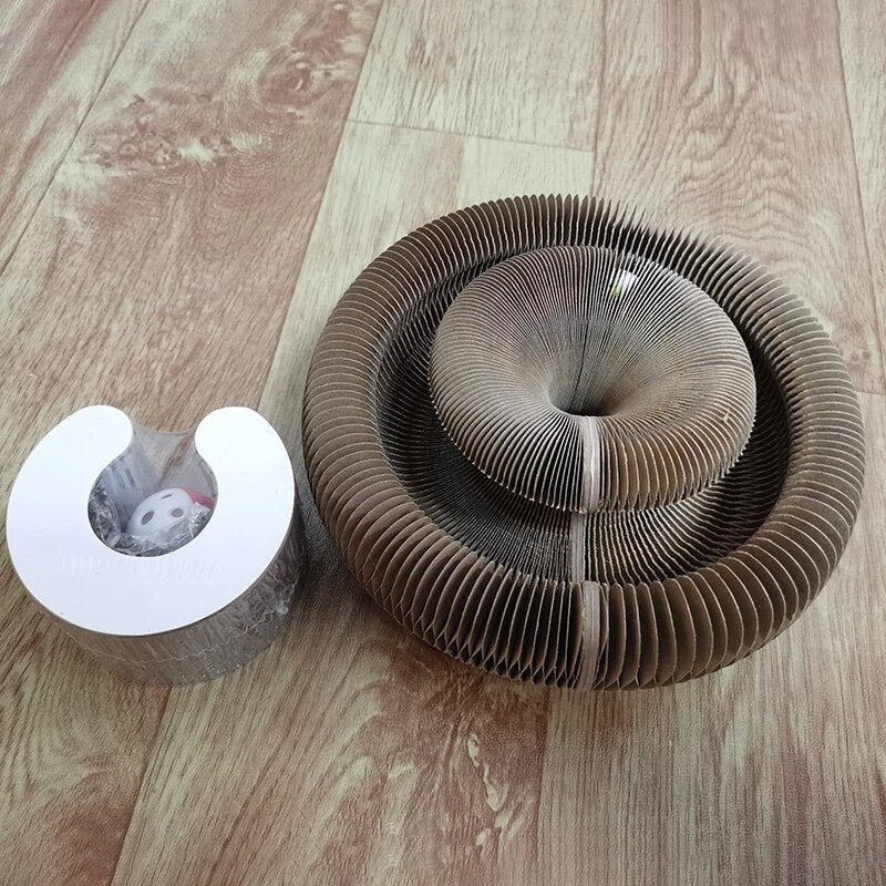 Raxiva-durable cardboard cat scratcher protect furniture keep cat happy