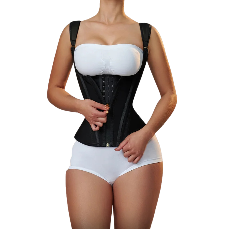 Raxiva-ultimate double compression waist trainer sculpt slim support
