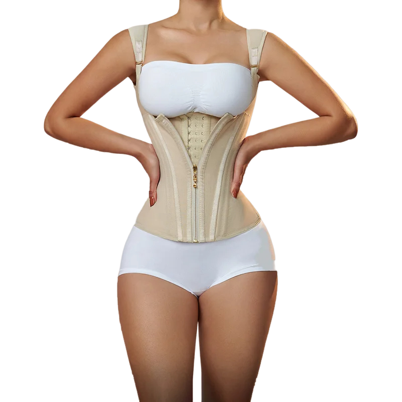 Raxiva-ultimate double compression waist trainer sculpt slim support