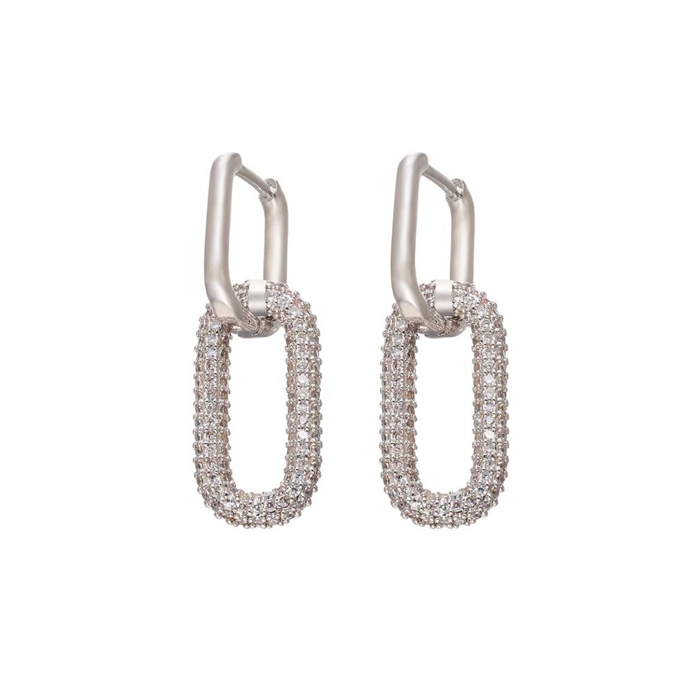 Raxiva-elegant double hoop earrings timeless style for any occasion