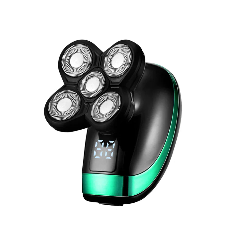 Raxiva-5 in 1 electric shaver 5 floating heads mens grooming kit