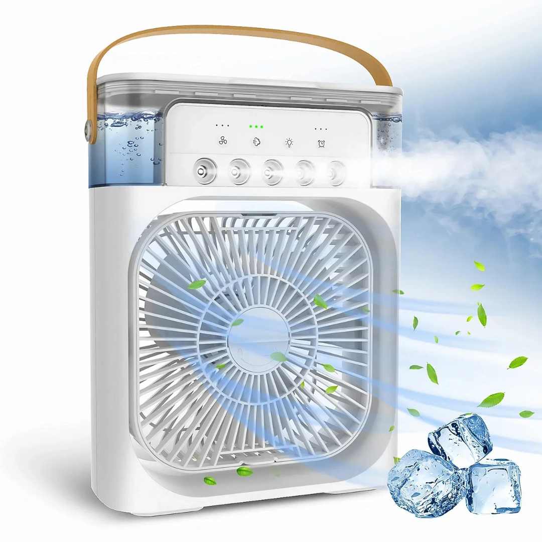 Raxiva-evaporative 4 in 1 mini portable air conditioning fan