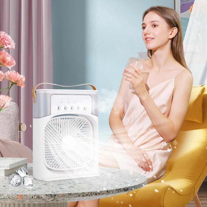 Raxiva-evaporative 4 in 1 mini portable air conditioning fan