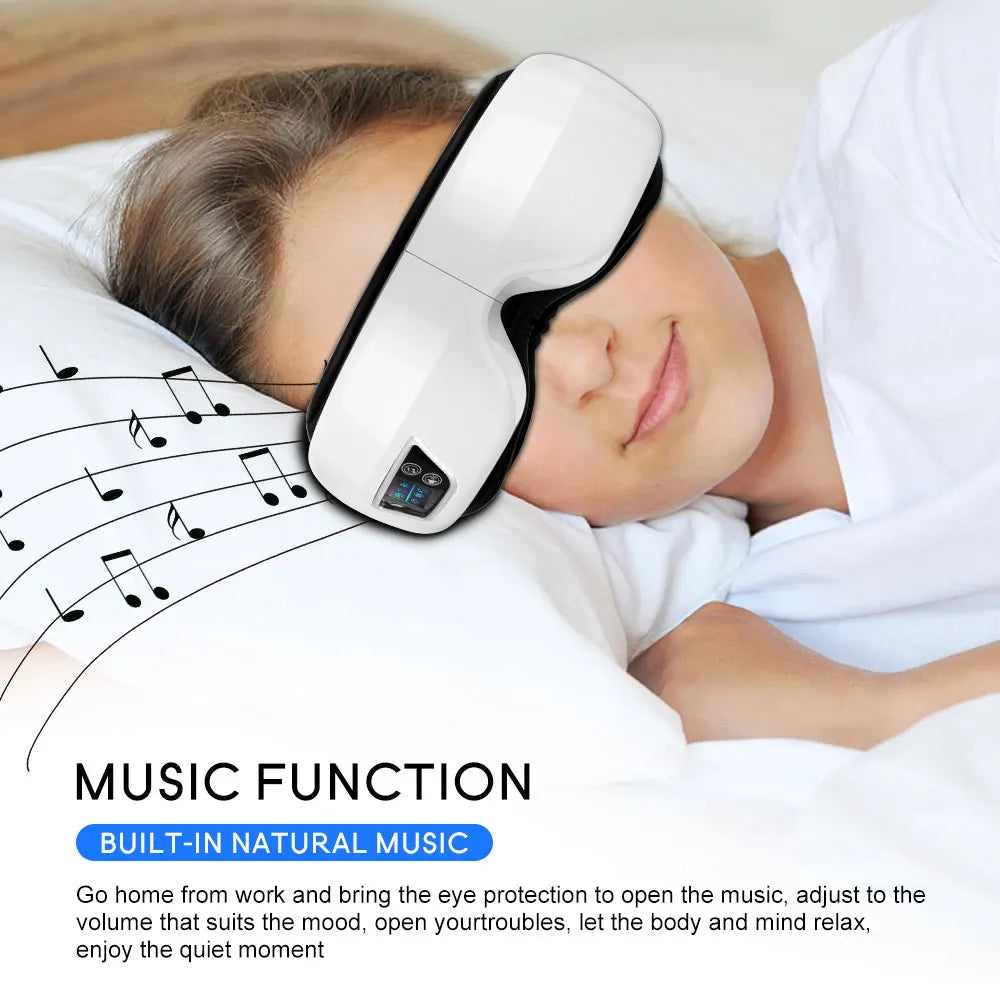Raxiva-bluetooth eye massager vibration therapy ultimate relaxation