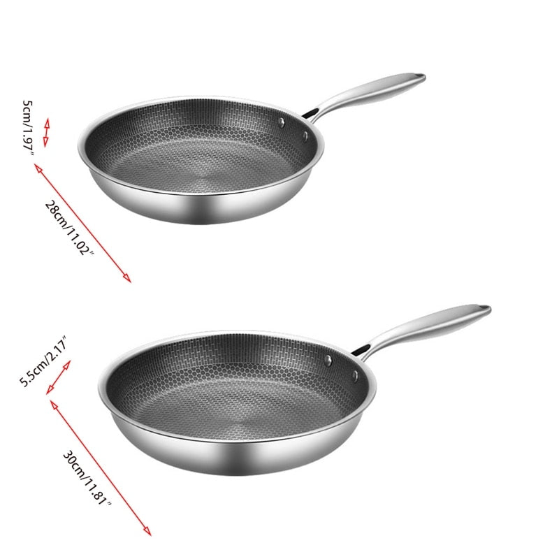 Raxiva-non stick stainless steel skillet