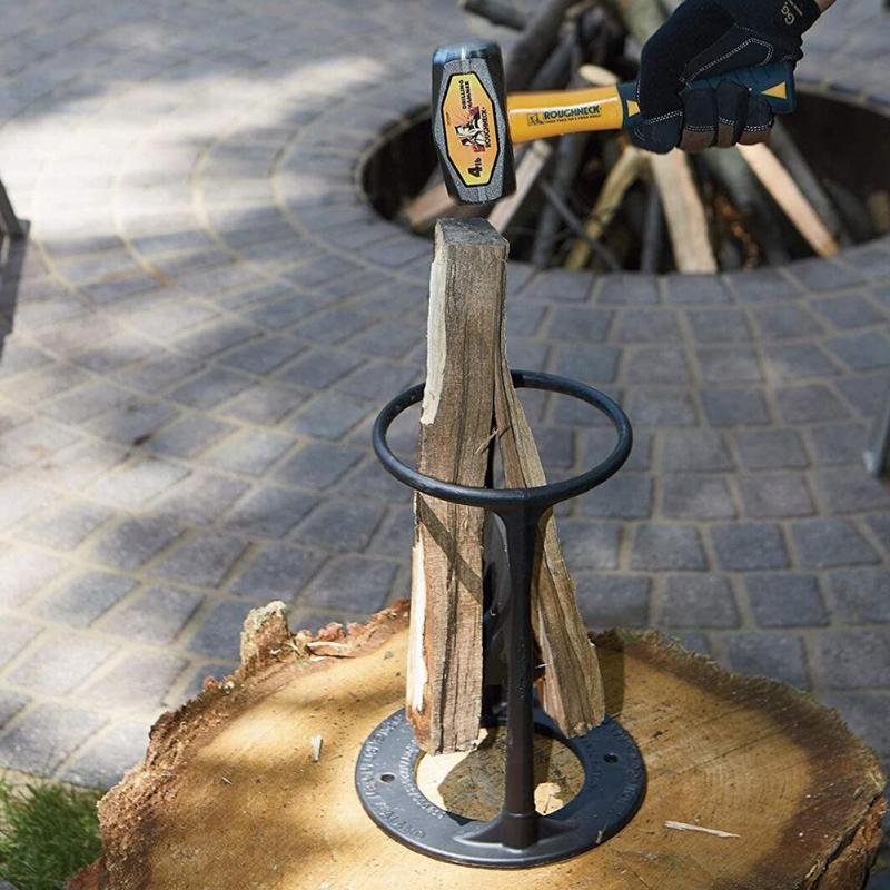 Raxiva-wood splitter simplifies wood splitting