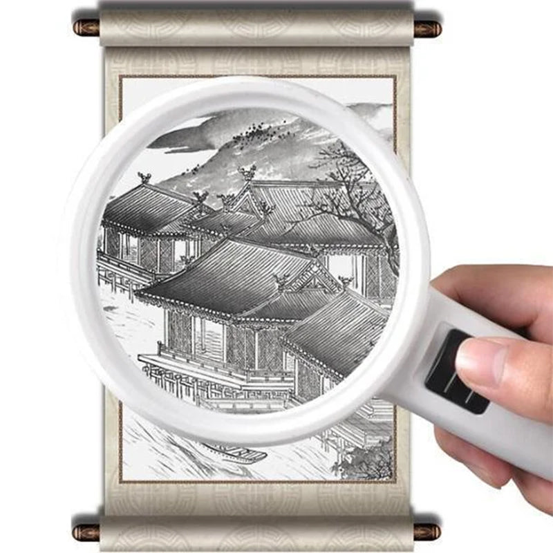 Raxiva-30x optical magnifier with led light