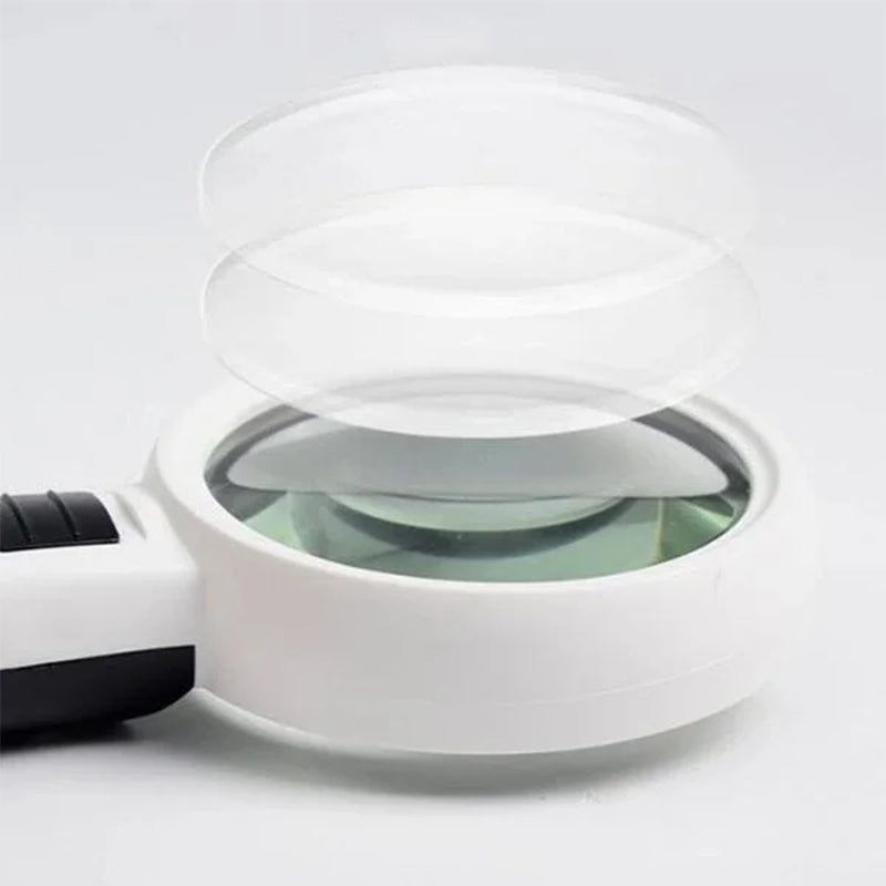 Raxiva-30x optical magnifier with led light