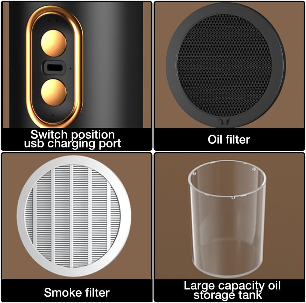 Raxiva-portable extractor hood powerful rechargeable