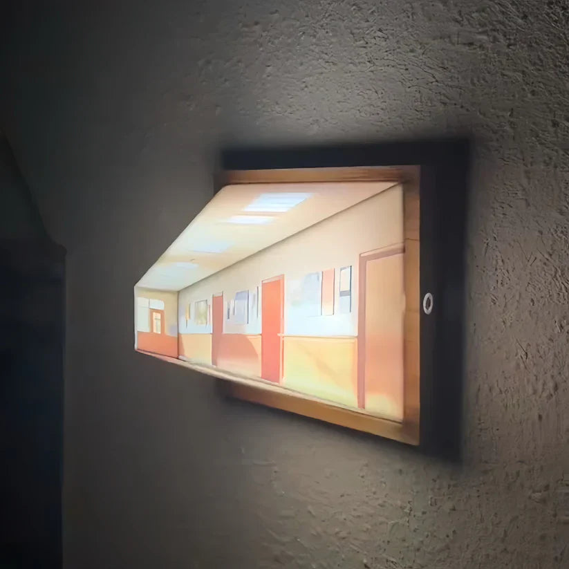 Raxiva-artlumiere lampe murale artistique 3d rechargeable