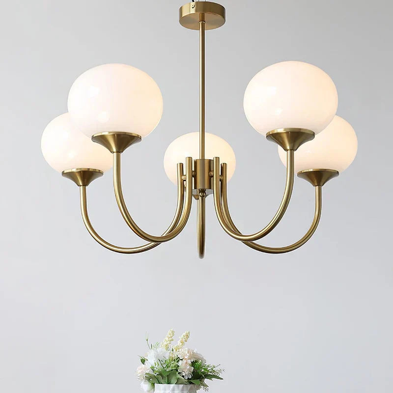 Raxiva-lustre macaron design elegance florale suspendu