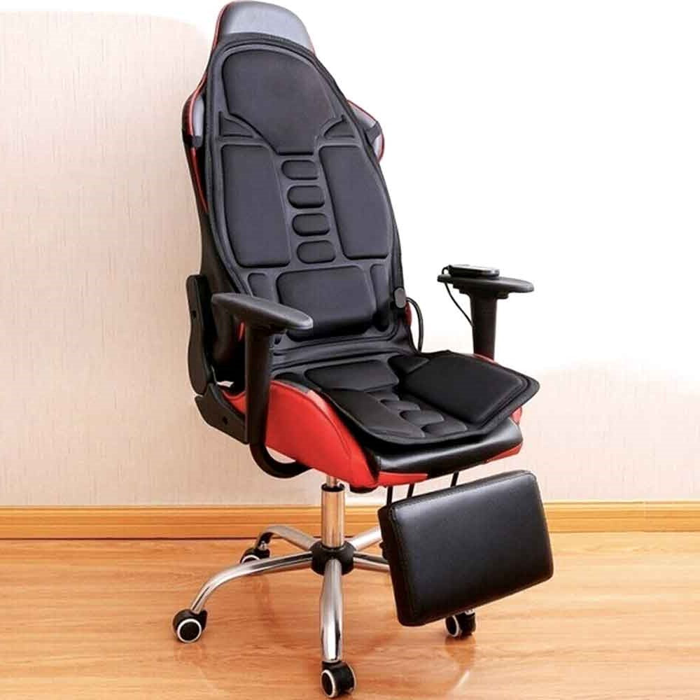 Raxiva-8 mode massage chair pad with heated back neck cushion for car home